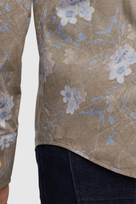 Vanguard long sleeve shirt print on fine po
